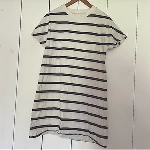 Striped Madewell TShirt dress XS